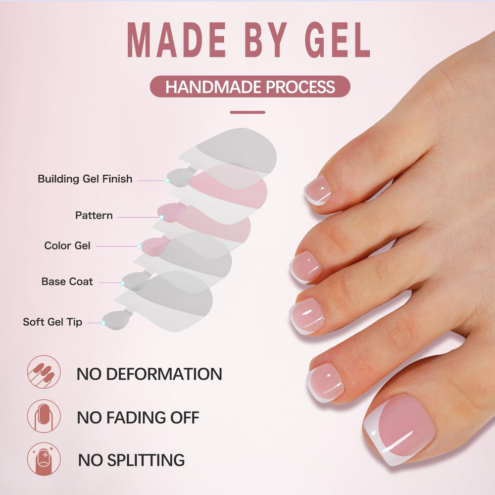 Misssix laid-out set displaying 15 sizes for precise toe fit and selection