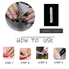 MISUD application scene pressing nail on finger, shows easy at-home use