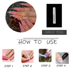 MISUD nails on hand with ruler for scale, communicates actual length and fit
