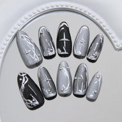 MISUD silver chrome accent macro showing reflective contrast and polish