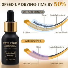 Miuffue primer applicator brush close-up removing oils for better adhesive bonds
