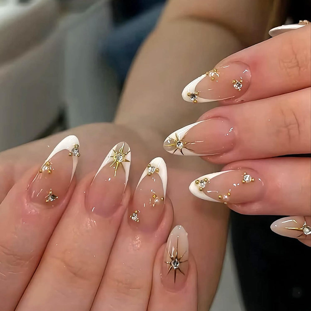 Mivota front packaging showing almond French nails and salon-quality benefit