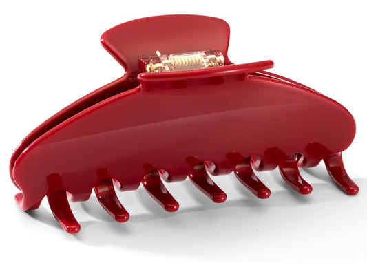 Mixcbe cherry red front view showing glossy finish and secure hold
