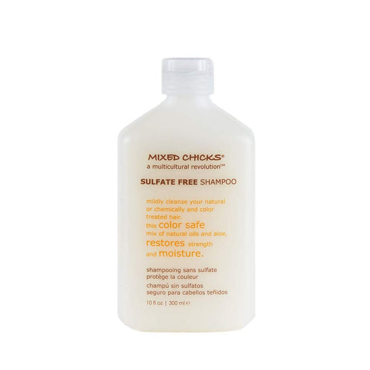 Mixed Chicks bottle front view showing clear branding and gentle formula benefits
