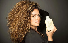 Mixed Chicks label close-up listing clean, color-safe product benefits