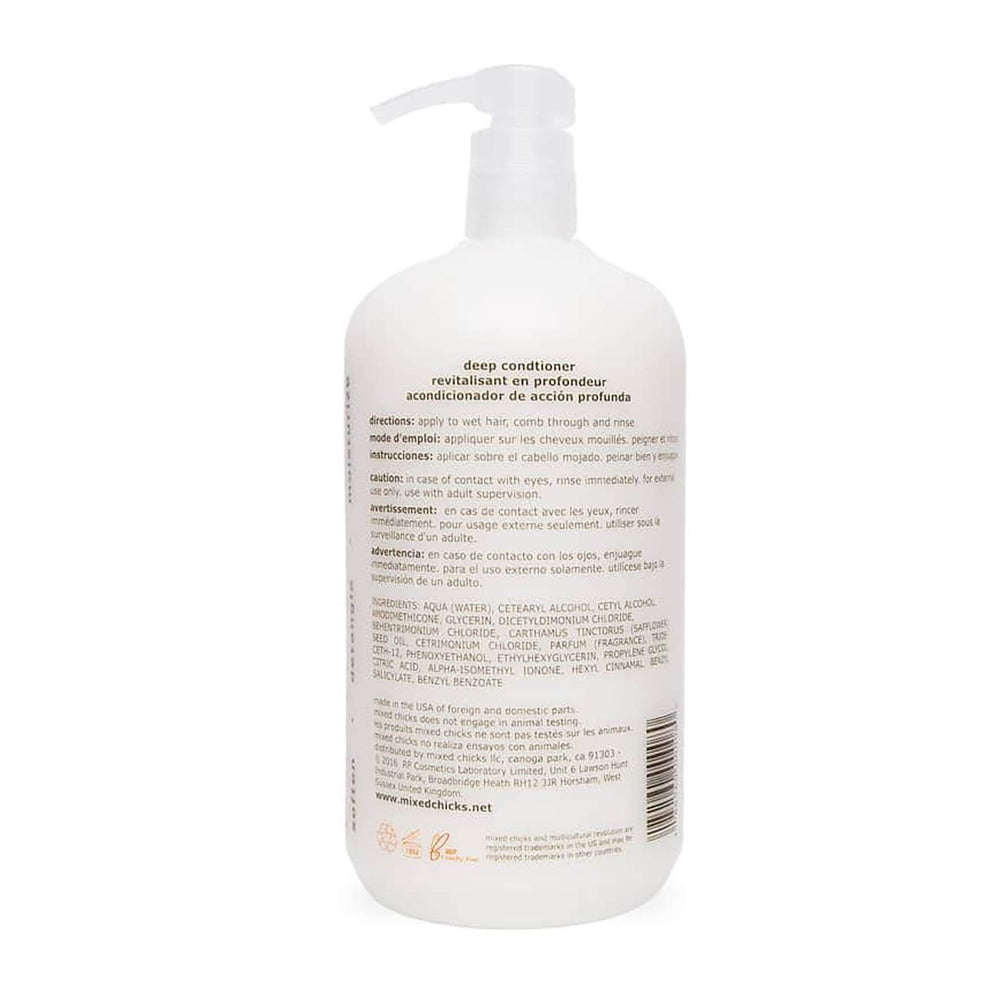 Mixed Chicks texture closeup demonstrating rich creamy formula for deep hydration