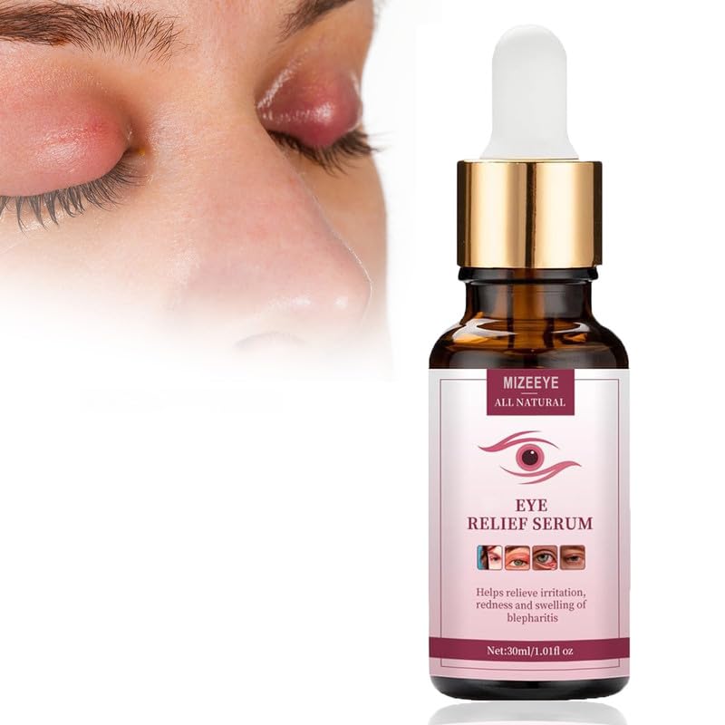 MIZEEYE front packaging showing 30ml serum and branding benefit soothing