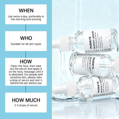 MIZEEYE serum on bathroom vanity in lifestyle setting promoting daily routine
