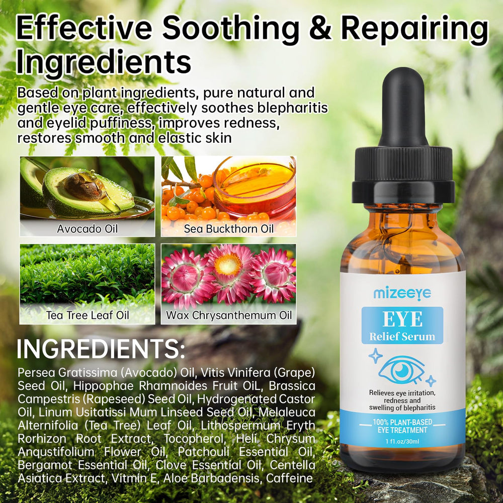 MIZEEYE 30ml bottle next to a coin to show compact travel-friendly size benefit