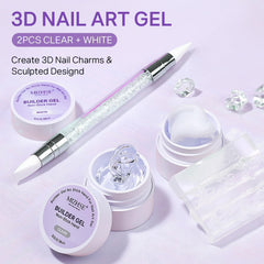 MIZHSE 24 nail forms laid out for extension and sculpting convenience