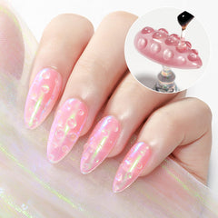 MIZHSE chrome powder with droplets showing reflective 3D finish