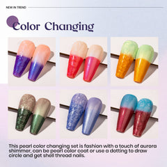 MIZHSE close-up of pearlescent gel texture highlighting shimmer and smooth application benefit