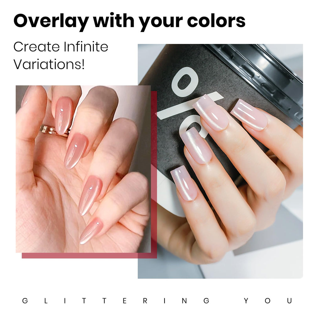 MIZHSE kit contents laid out for quick at-home nail art setup