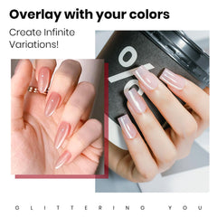 MIZHSE kit contents laid out for quick at-home nail art setup
