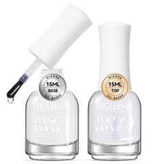 MIZHSE front packaging duo showing both bottles and quick-dry benefit