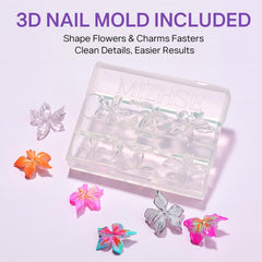 MIZHSE sculpting gel being carved with tool for detailed designs