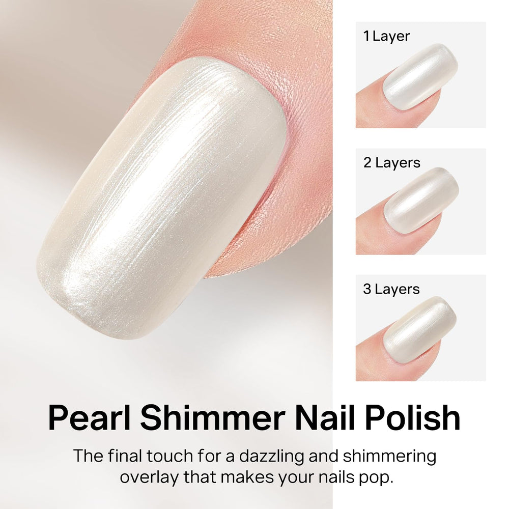 Hand holding MIZHSE bottle to show portability and easy touch-up convenience