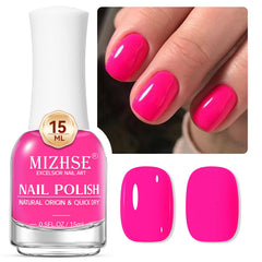 MIZHSE manicure lifestyle shot on table showing salon-quality results at home