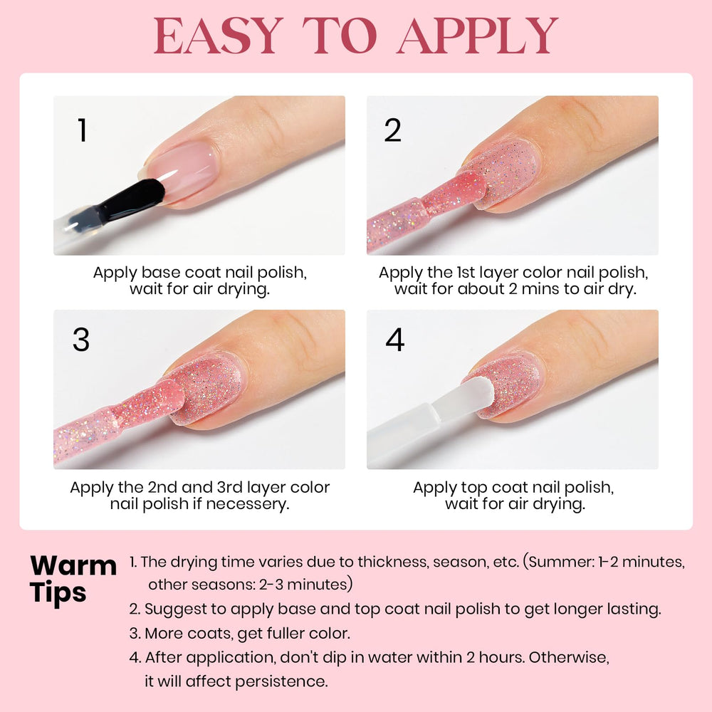 MIZHSE lifestyle manicure at party showcasing long-lasting sparkle