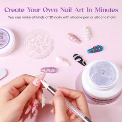 MIZHSE open jar solid gel texture for clean sculpting