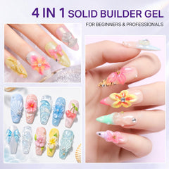 MIZHSE hand using gel to sculpt 3D details, speeding application