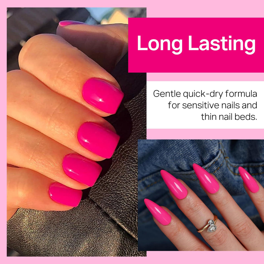 MIZHSE swatch on nail tips demonstrating opaque coverage and true color payoff