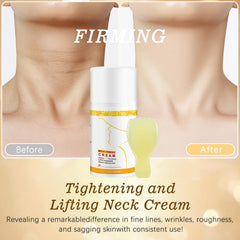 MKAZP applying cream on neck demonstrating lifting benefit