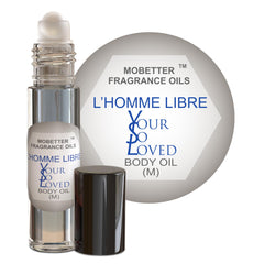 MOBETTER FRAGRANCE OILS roll‑on bottle front view showing compact travel design and label benefit