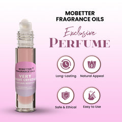 MOBETTER FRAGRANCE OILS oil texture on skin demonstrating smooth, long-lasting wear