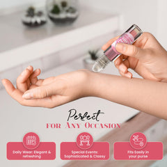 MOBETTER FRAGRANCE OILS applied on wrist showing discreet, lasting scent