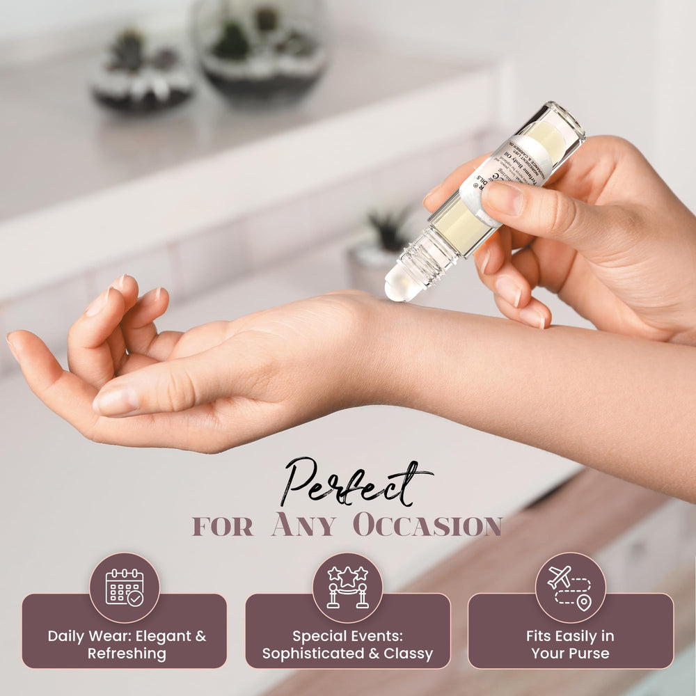 MOBETTER FRAGRANCE OILS applied on wrist during testing illustrating easy pulse-point application and subtle diffusion
