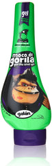 Moco de Gorila Galan front bottle shot showing label and glossy hold benefits