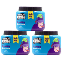 Moco de Gorila jar front label showing product and bold hold benefits