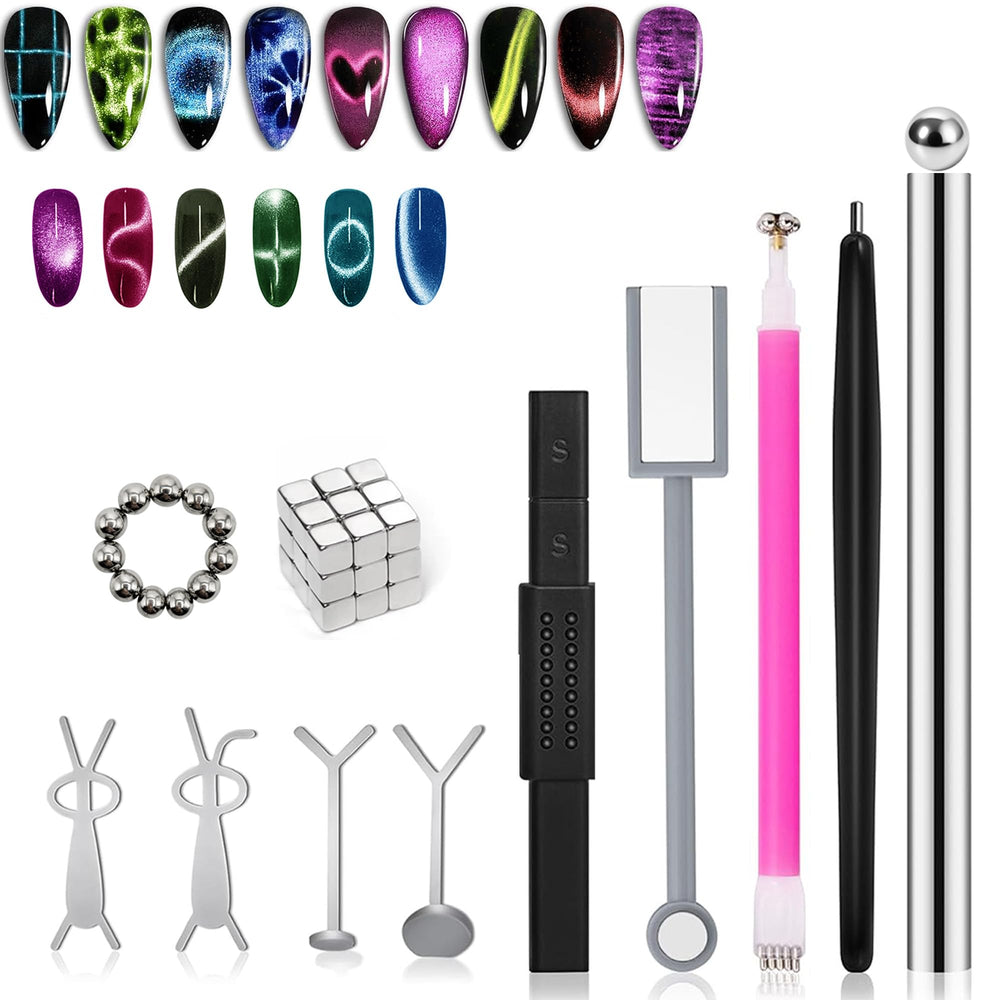 MOCOLIT front kit layout showing all 12 magnetic tools for versatile patterns