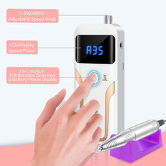 MOCOWIND packaging and charger displayed with accessories highlighting included components and readiness