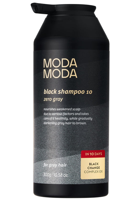 MODA MODA front bottle shot showing sleek packaging and product benefit