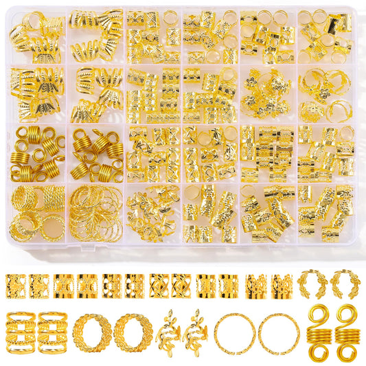 MODASER front packaging showing the full 220-piece gold set and variety benefits