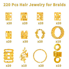 MODASER in hair braids demonstrating secure fit and decorative enhancement benefit