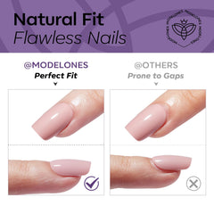 modelones adhesive tabs sheet close-up showing reusable, no-mess stick-on option