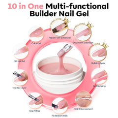 modelones sculpted apex on nail illustrating added strength and natural curve
