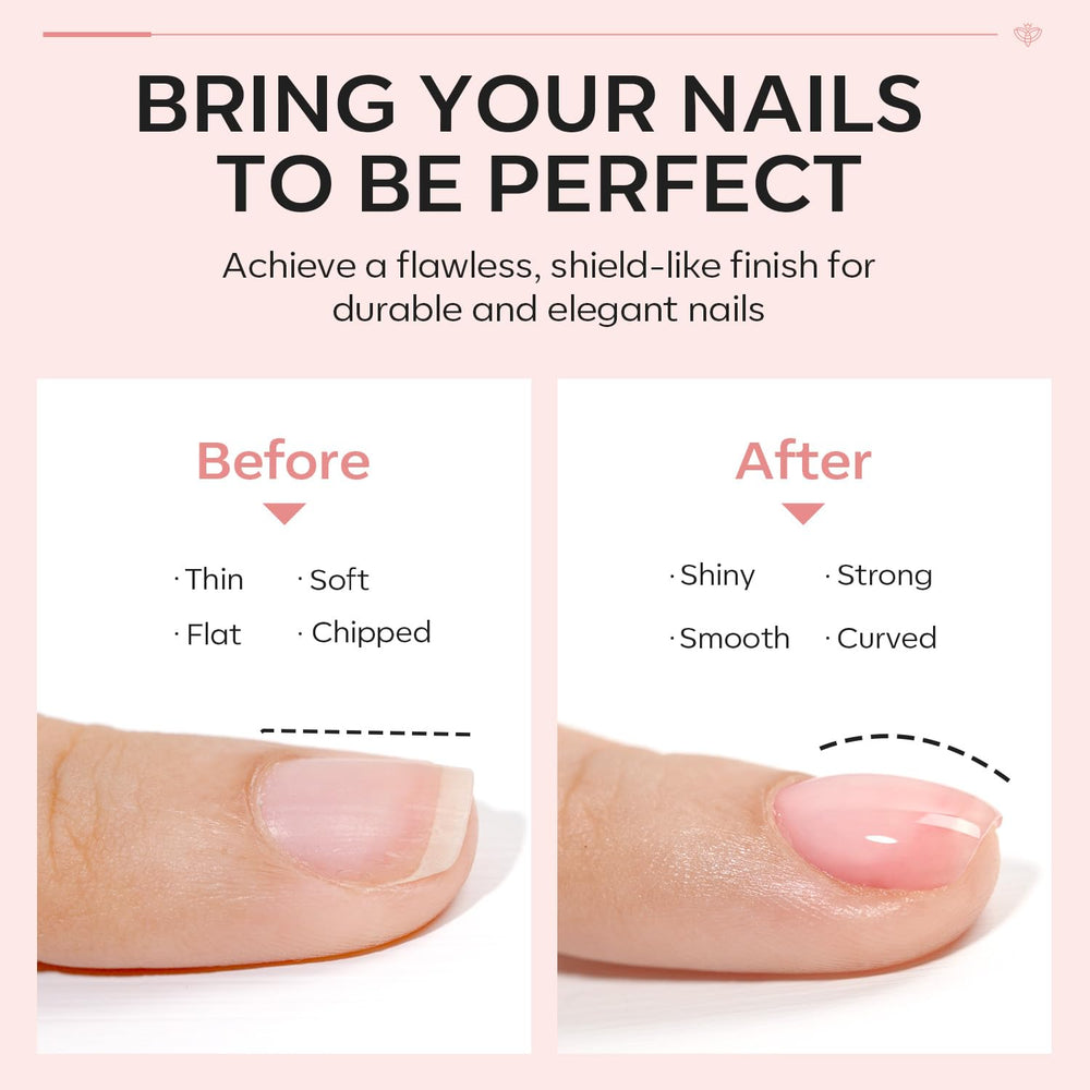 modelones application brush stroke on nail displaying easy control advantage