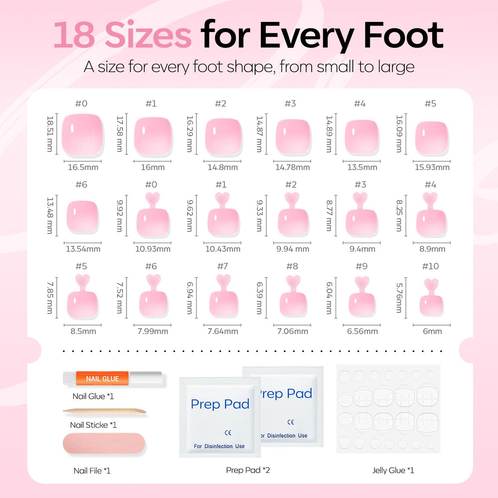 modelones application on toe demonstrating press-on fit, secure comfortable wear