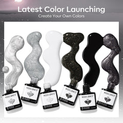 modelones hand applying gel polish demonstrating at-home salon-quality manicure ease