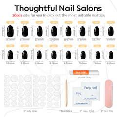 modelones applying nail glue to press-on demonstrating secure long-lasting adhesion