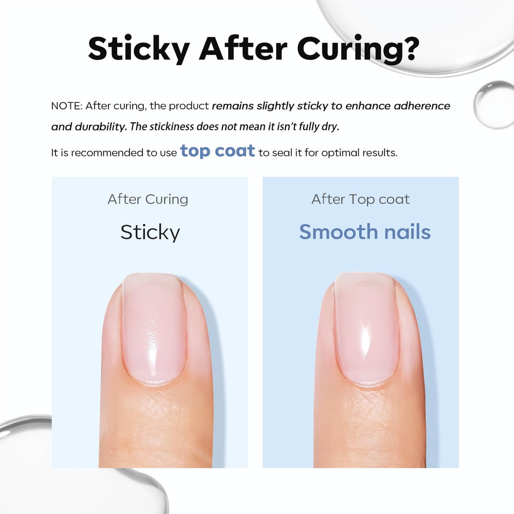 modelones hand applying builder gel for controlled nail shaping