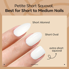 modelones kit contents including glue, adhesive tabs, file and cuticle stick for easy use
