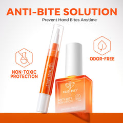 modelones application on fingertip demonstrating easy brush-on habit prevention
