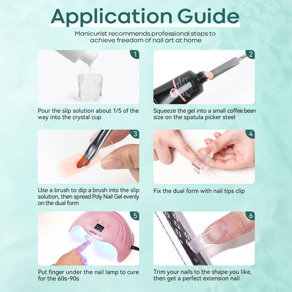 modelones brush gliding on poly gel demonstrating reduced drag and smoother surface benefit