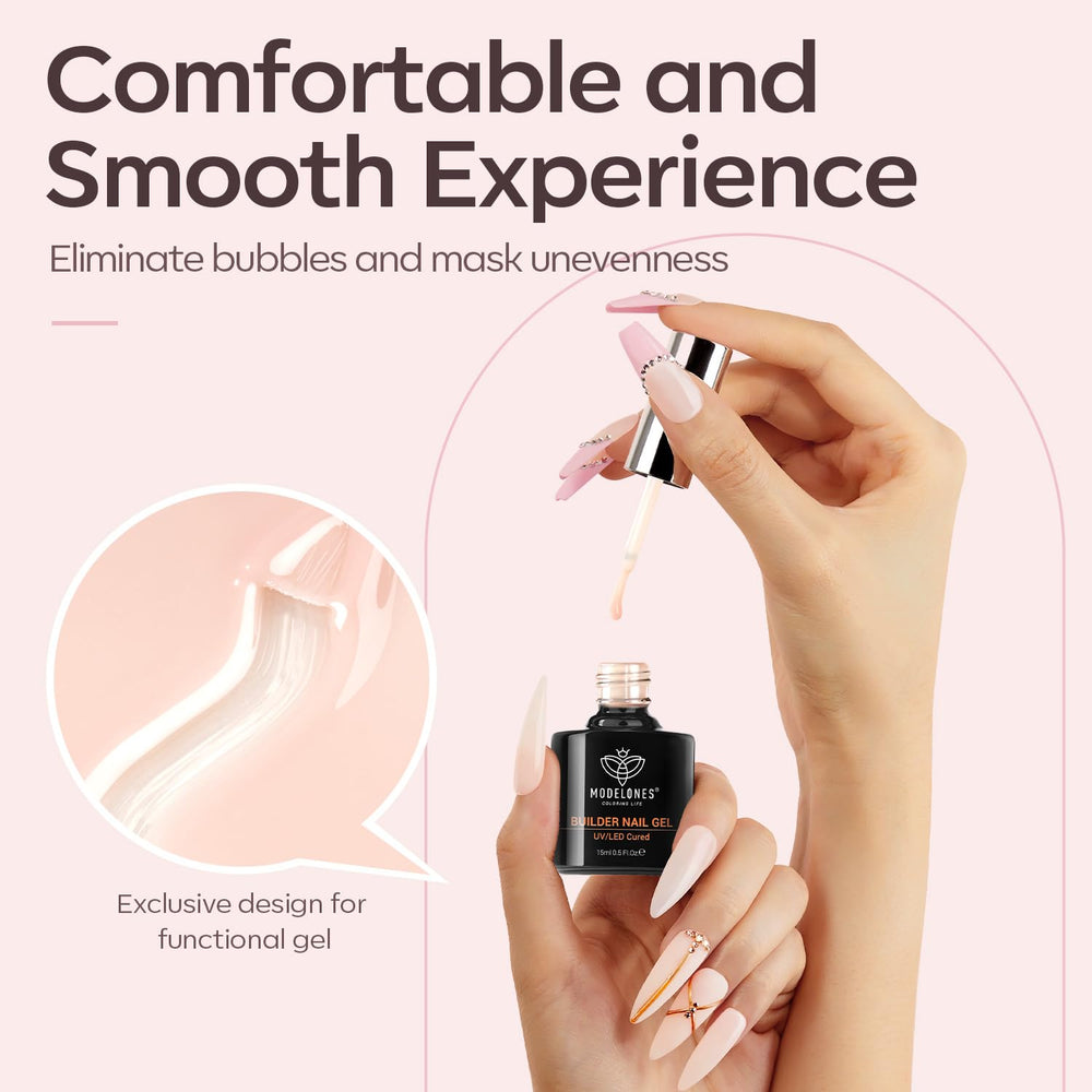 modelones attaching tip and gem demonstrating adhesive and styling use