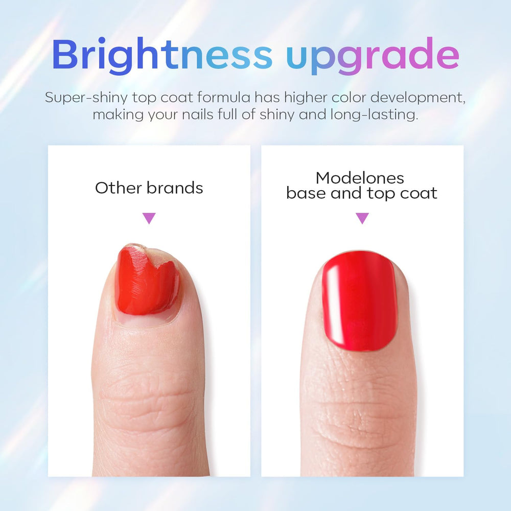 modelones base coat brush close-up for smooth precise application